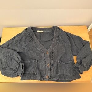 Textured Knit Cardigan